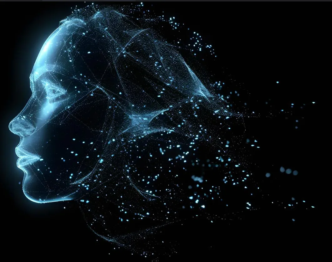 AI Holografisch Hoofd — Peilkoers Advisors Neuraal Centrum